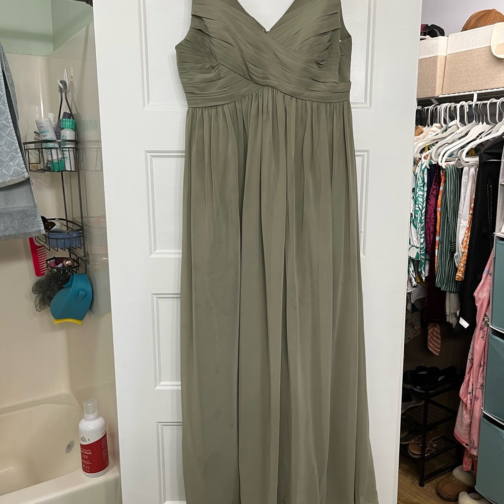 Revelry Sage Green Maxi Dress